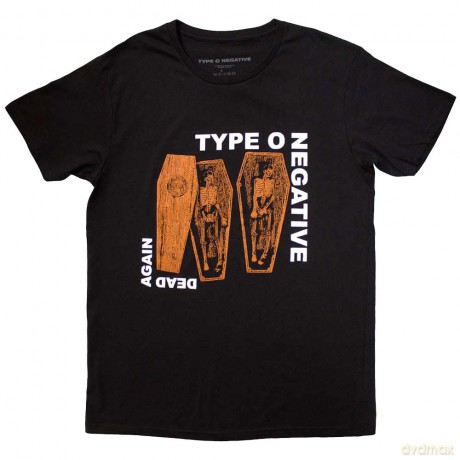 Type O Negative: Unisex T-Shirt: Dead Again (Black) (Back Print) (Large)