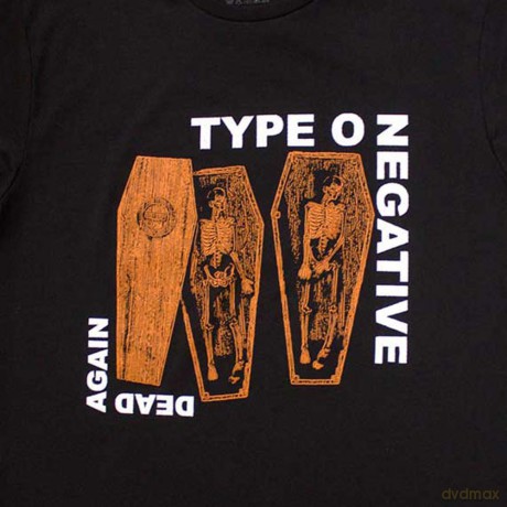 Type O Negative: Unisex T-Shirt: Dead Again (Black) (Back Print) (X-Large)