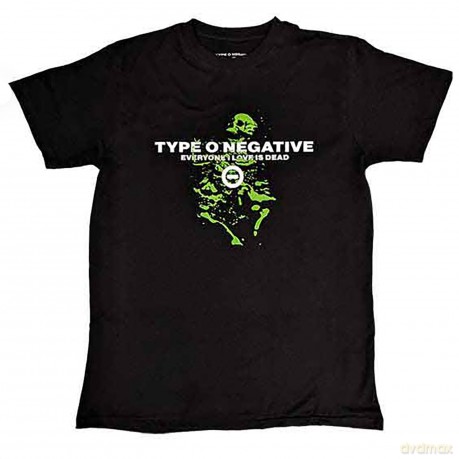Type O Negative: Unisex T-Shirt: Everyone I Love Is Dead (Black) (Back Print) (Small)
