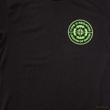 Type O Negative: Unisex T-Shirt: Legion of Doom (Black) (Back Print) (X-Large)