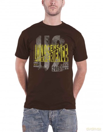 U2: Unisex T-Shirt: I+E London Event 2015 (Brown) (Ex-Tour) (Medium)