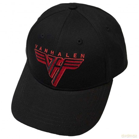 Van Halen: Unisex Baseball Cap: Classic Red Logo (Black)