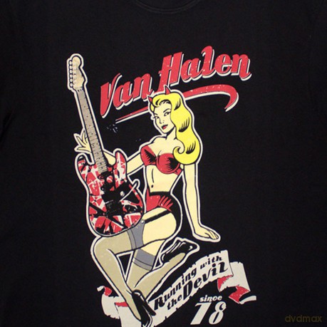 Van Halen: Unisex Oversized Boxy T-Shirt: Running With The Devil (Black) (Small)