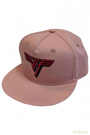 Van Halen: Unisex Snapback Cap: Classic Red Logo (Pink)
