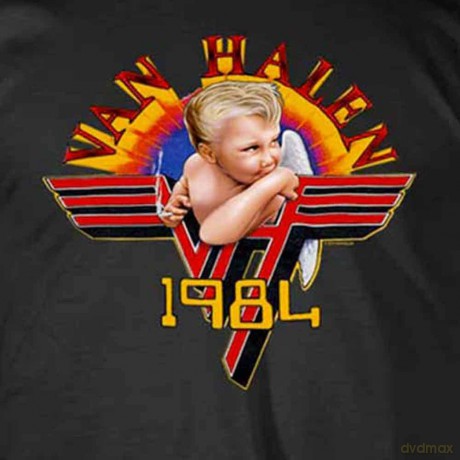 Van Halen: Unisex T-Shirt: Cherub '84 (Black) (Large)
