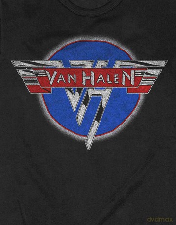 Van Halen: Unisex T-Shirt: Chrome Logo (Black) (X-Large)