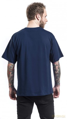 Van Halen: Unisex T-Shirt: Classic Red Logo (Navy Blue) (XXXXX-Large)