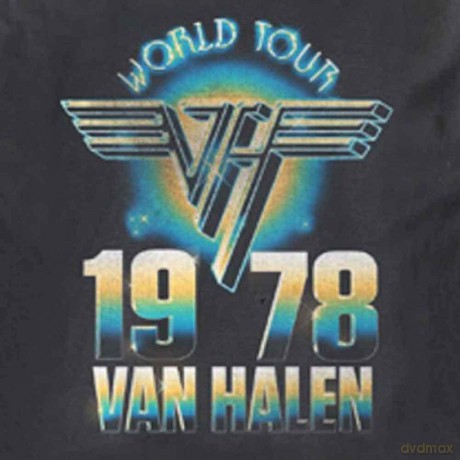 Van Halen: Unisex T-Shirt: World Tour '78 1 (Black) (Small)