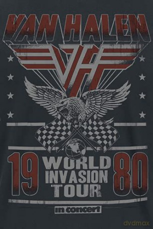 Van Halen: Unisex Tee: Invasion Tour '80 (Medium)
