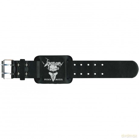Venom: Leather Wrist Strap: Black Metal