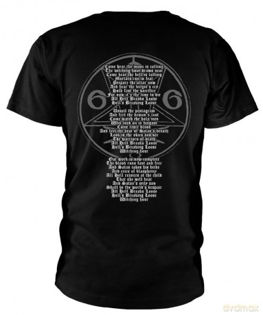 Venom: Unisex T-Shirt: Welcome To Hell (Black) (Back Print) (X-Large)