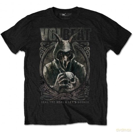 Volbeat: Mens Tee: Goat with Skull (Medium)