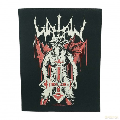 Watain: Back Patch: Inverted Cross