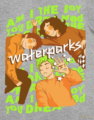Waterparks: Unisex T-Shirt: Dreamboy (Grey) (XX-Large)