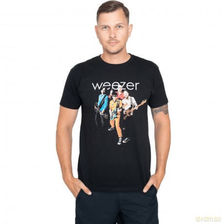 Weezer: Unisex T-Shirt: Band Photo (Black) (Medium)