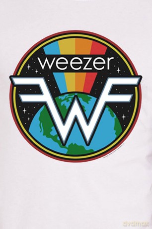 Weezer: Unisex T-Shirt: Symbol Logo (White) (Small)