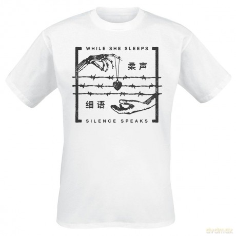 While She Sleeps: Men's Tee: Silence Speaks (Large)