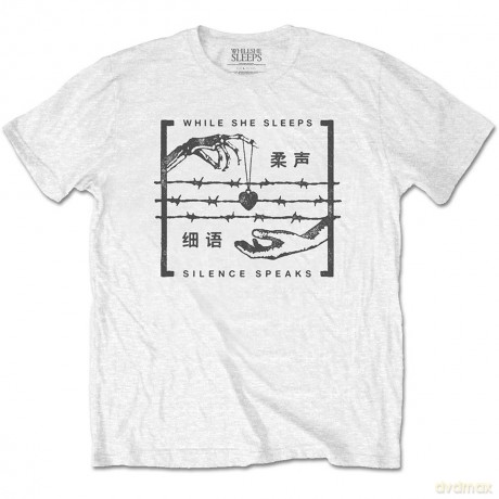 While She Sleeps: Men's Tee: Silence Speaks (X-Large)