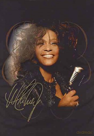 Whitney Houston: Unisex T-Shirt: Vintage Mic Photo (Black) (Medium)