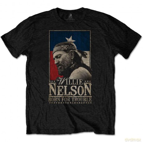 Willie Nelson: Unisex Tee: Born For Trouble (XXX-Large)