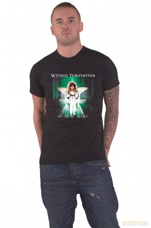 Within Temptation: Unisex T-Shirt: Mother Earth (Black) (Back Print) (Medium)