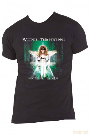 Within Temptation: Unisex T-Shirt: Mother Earth (Black) (Back Print) (X-Large)