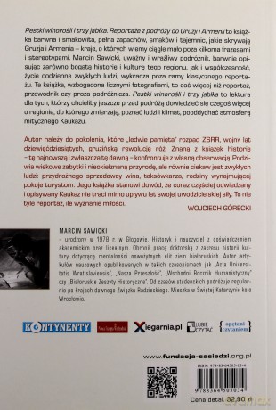 Pestki Winorośli i Trzy Jabłka Reportaże z Podróży Do Gruzji i Armenii - Marcin Sawicki [KSIĄŻKA]