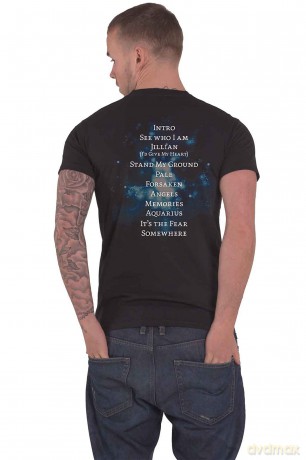 Within Temptation: Unisex T-Shirt: Silent Force Tracks (Black) (Back Print) (Medium)