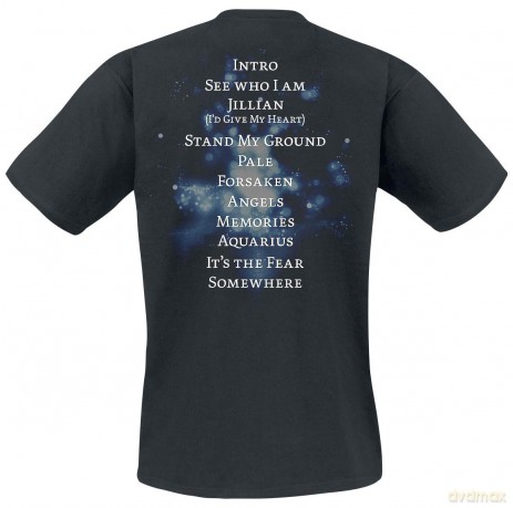 Within Temptation: Unisex T-Shirt: Silent Force Tracks (Black) (Back Print) (Small)