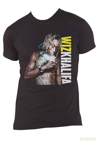 Wiz Khalifa: Unisex T-Shirt: Blazer (Black) (Large)