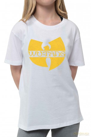 Wu-Tang Clan: Kids T-Shirt: Logo (White) (13-14 Years)