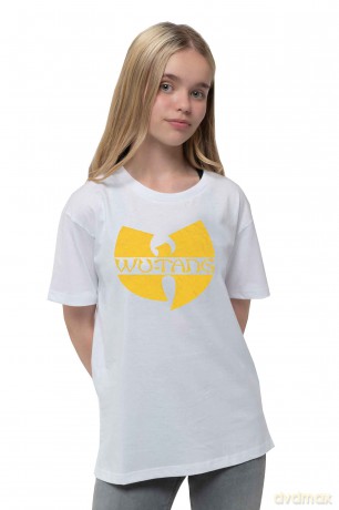 Wu-Tang Clan: Kids T-Shirt: Logo (White) (5-6 Years)