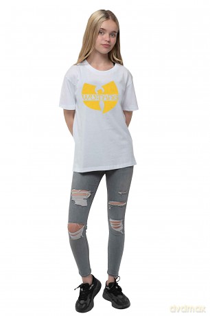 Wu-Tang Clan: Kids T-Shirt: Logo (White) (5-6 Years)