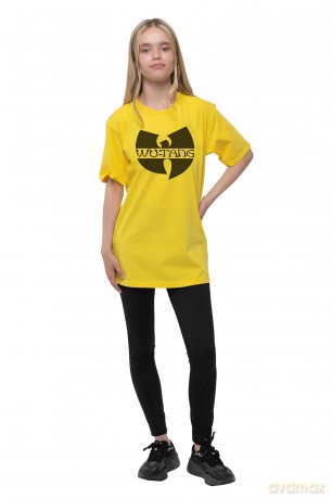 Wu-Tang Clan: Kids T-Shirt: Logo (Yellow) (11-12 Years)