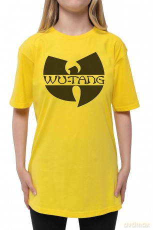 Wu-Tang Clan: Kids T-Shirt: Logo (Yellow) (5-6 Years)
