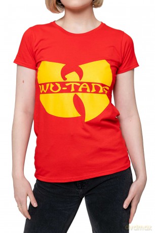 Wu-Tang Clan: Ladies T-Shirt: Logo (Red) (Large)