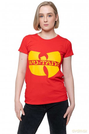 Wu-Tang Clan: Ladies T-Shirt: Logo (Red) (X-Large)
