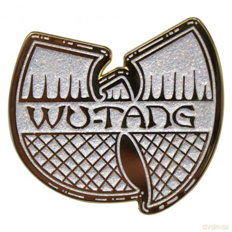Wu-Tang Clan: Pin Badge: White & Gold Logo