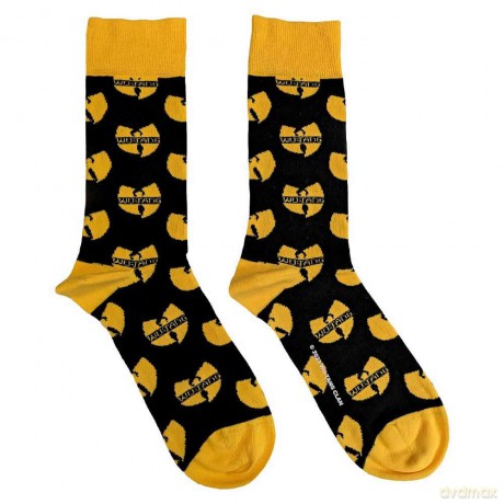 Wu-Tang Clan: Unisex Ankle Socks: Logo Repeat (Black) (UK Size 7 - 11)