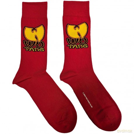 Wu-Tang Clan: Unisex Ankle Socks: Wu-Tang (Red) (UK Size 7 - 11)