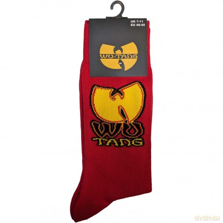 Wu-Tang Clan: Unisex Ankle Socks: Wu-Tang (Red) (UK Size 7 - 11)