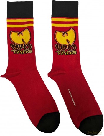 Wu-Tang Clan: Unisex Ankle Socks: Wu-Tang Stripes (Red) (UK Size 7 - 11)