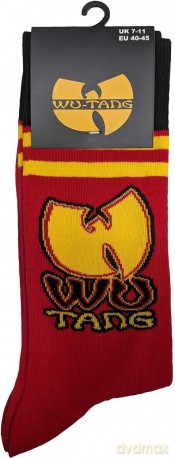 Wu-Tang Clan: Unisex Ankle Socks: Wu-Tang Stripes (Red) (UK Size 7 - 11)