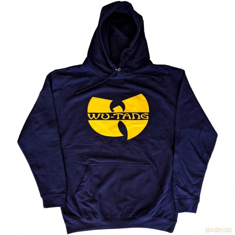 Wu-Tang Clan: Unisex Pullover Hoodie: Logo (Navy Blue) (X-Large)