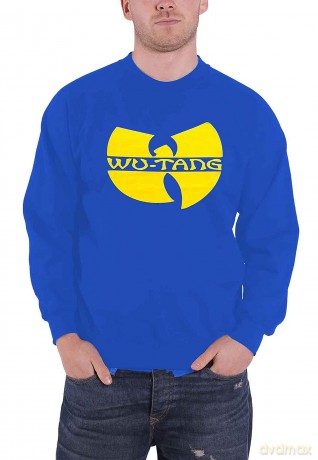 Wu-Tang Clan: Unisex Sweatshirt: Logo (Blue) (Medium)