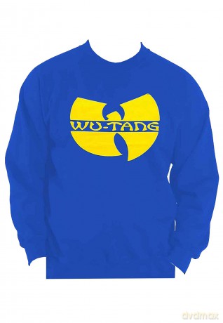 Wu-Tang Clan: Unisex Sweatshirt: Logo (Blue) (Small)