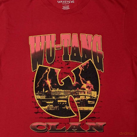 Wu-Tang Clan: Unisex T-Shirt: Brick Wall (Red) (Medium)