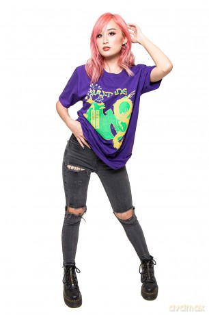 Wu-Tang Clan: Unisex T-Shirt: Dragon Bonsai (Purple) (Large)