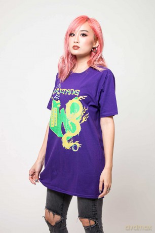 Wu-Tang Clan: Unisex T-Shirt: Dragon Bonsai (Purple) (Small)