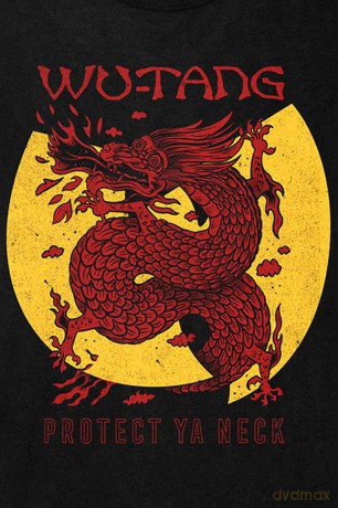 Wu-Tang Clan: Unisex T-Shirt: Inferno (Black) (Medium)